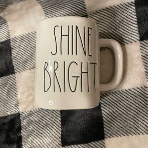 Rae Dunn Shine Bright Rainbow mug